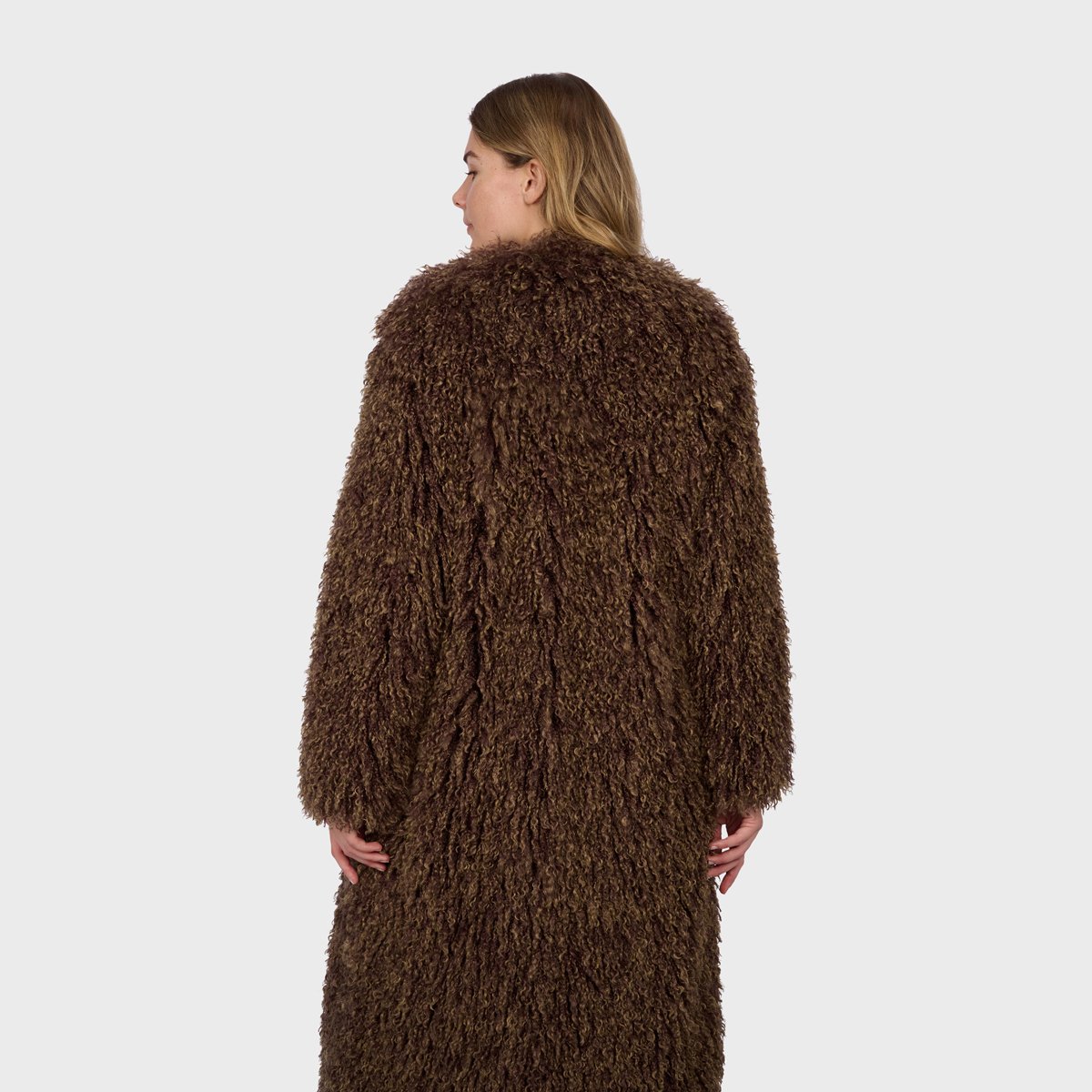 Manteau long à coupe ample HARPER bronze, OAKWOOD