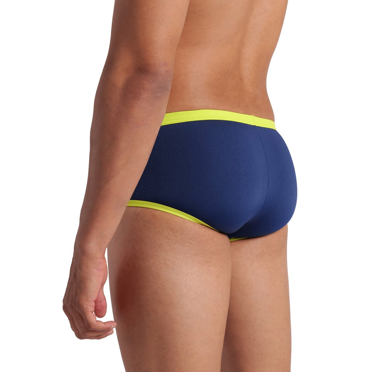 Short de bain taille basse arena One Big Logo pour homme navy-soft green, ARENA
