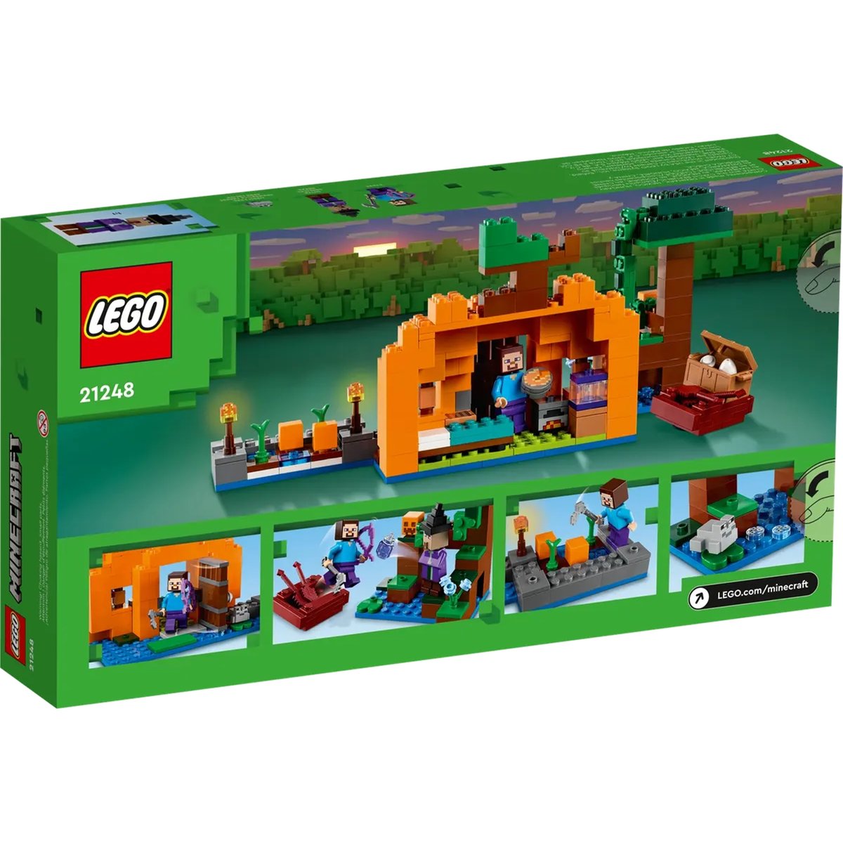 Minecraft La ferme citrouille multicolore, LEGO