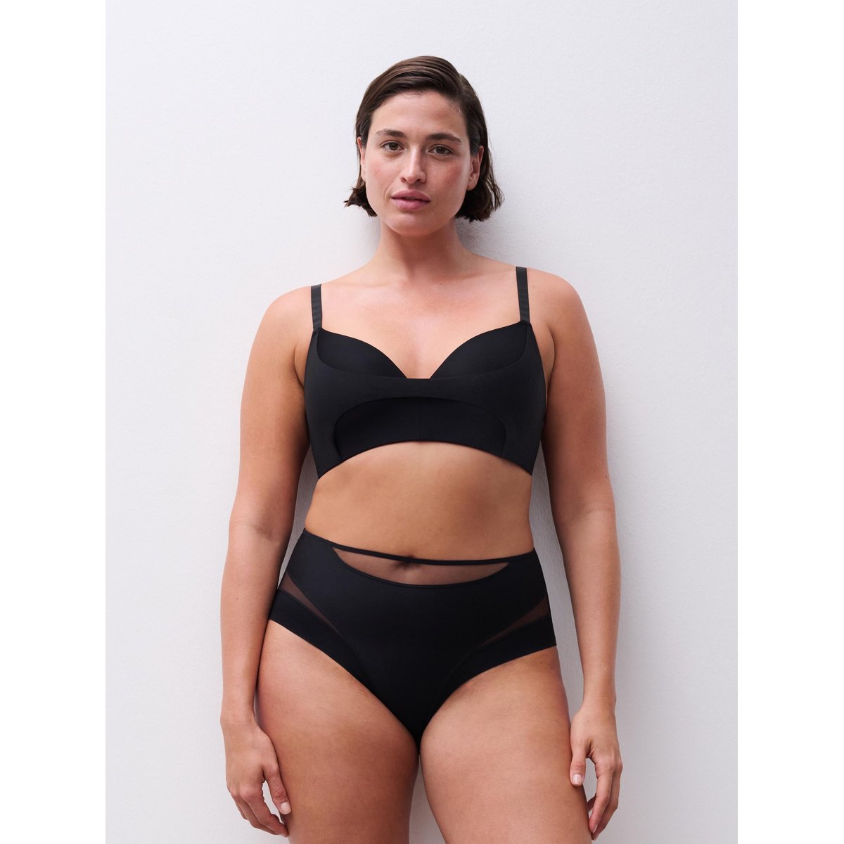 Culotte taille haute EDGE noir, CHANTELLE PULP