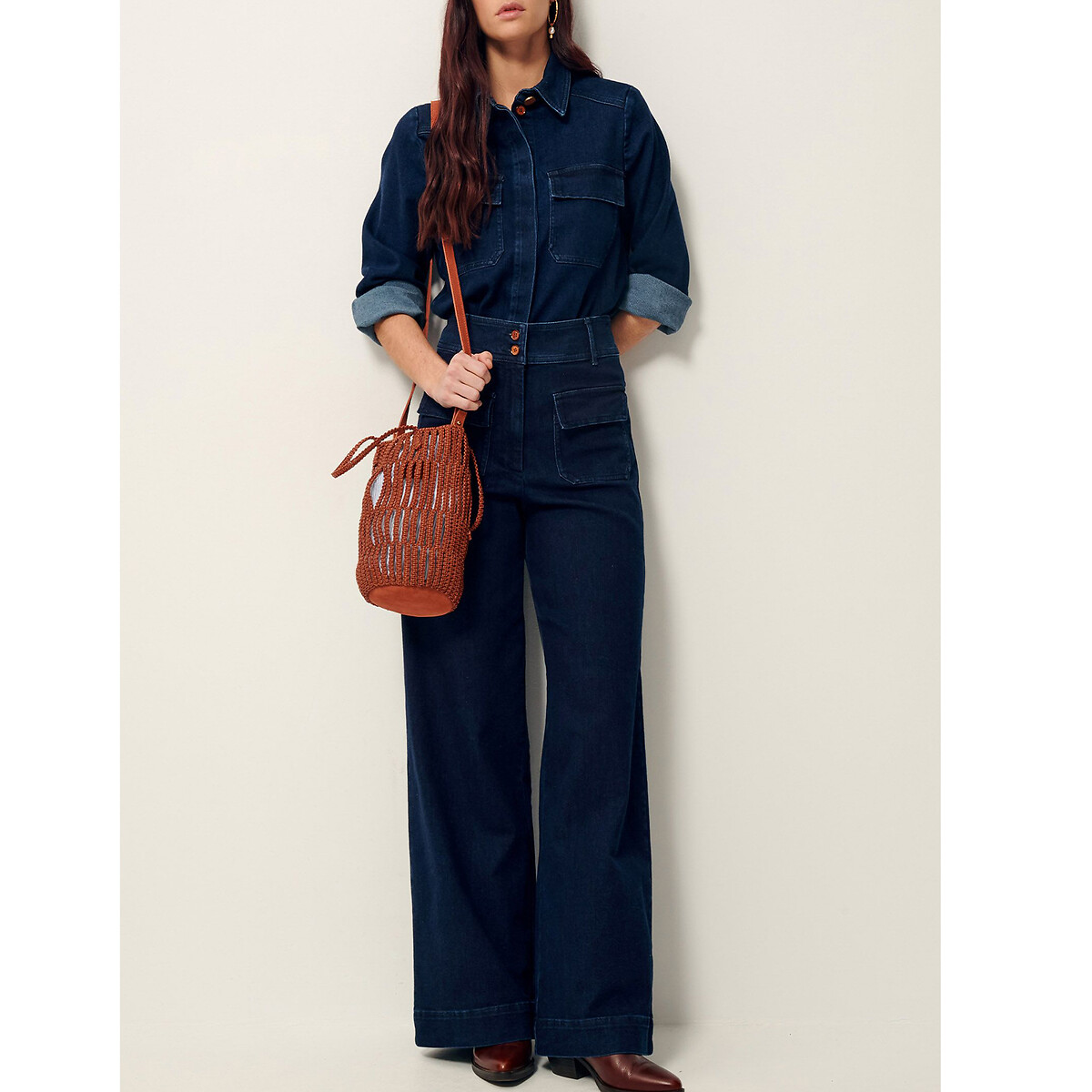 Chemise en jean manches longues GUGGEN brut, SESSUN