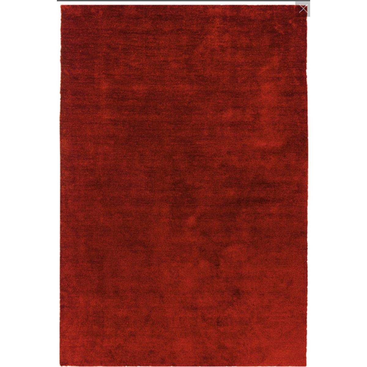 Tapis salon et chambre moderne tissé plat LOU rouge, NOVATREND