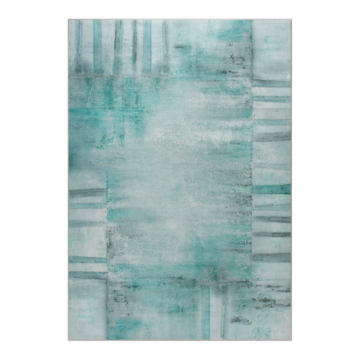 WECONhome Maui, tissé machine, coton, tapis tissé plat, certifié OEKO-TEX® (n° D20-0634) (70 x 120 cm, pétrole) , Maui pétrole, ESPRIT