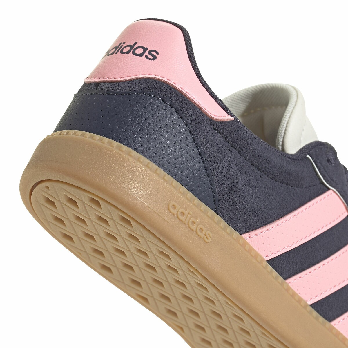 Sneakers Breaknet Sleek Suede marine/rosa, ADIDAS SPORTSWEAR