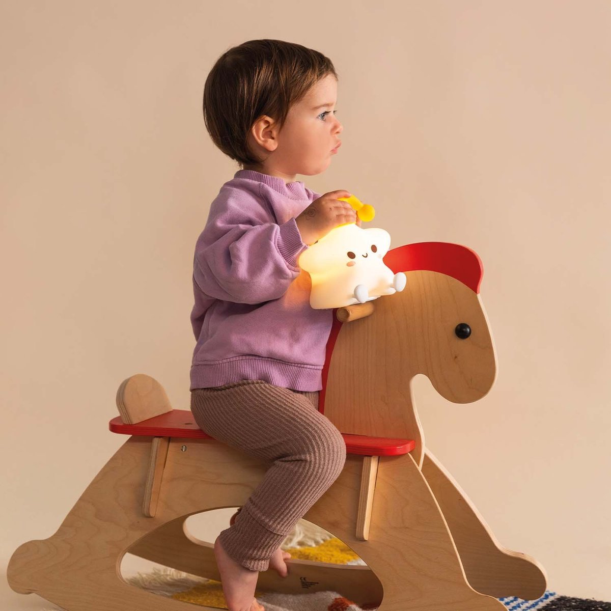 Veilleuse lumineuse avec télécommande, Étoile multicolore, LITTLE L