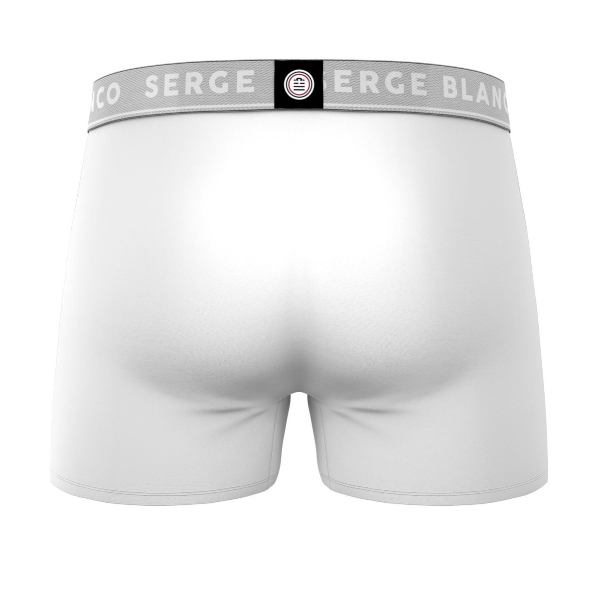 Lot De 6 Boxers Coton noir/gris/blanc, SERGE BLANCO