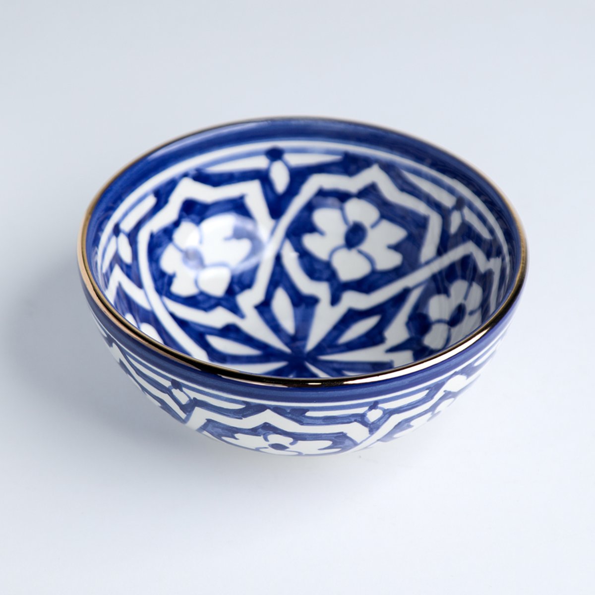 Bol rond FASSIA bleu majorelle, CHABI CHIC