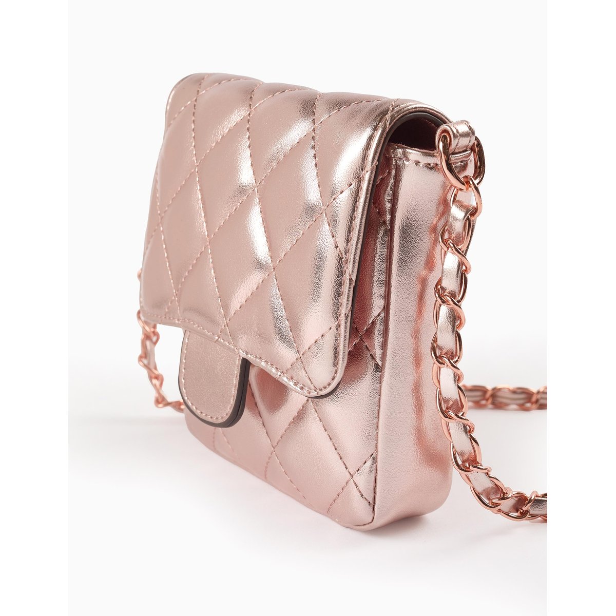Sac Matelassé Brillant rose clair, ZIPPY