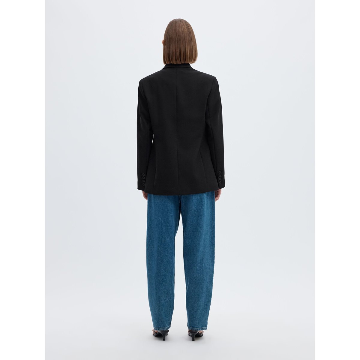 Blazer À Simple Boutonnage black, SELECTED