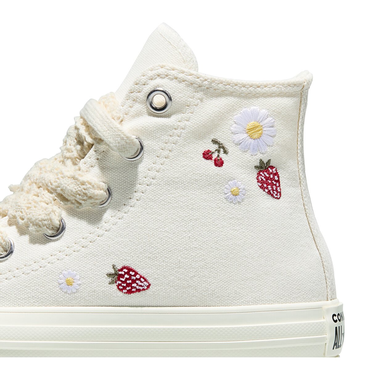 Baskets CHUCK TAYLOR ALL STAR EVA LIFT HI SUMMER MARKET blanc, CONVERSE