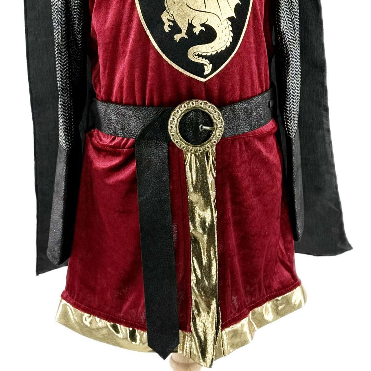 Déguisement enfant chevalier Tristan rouge, SEVIRA KIDS