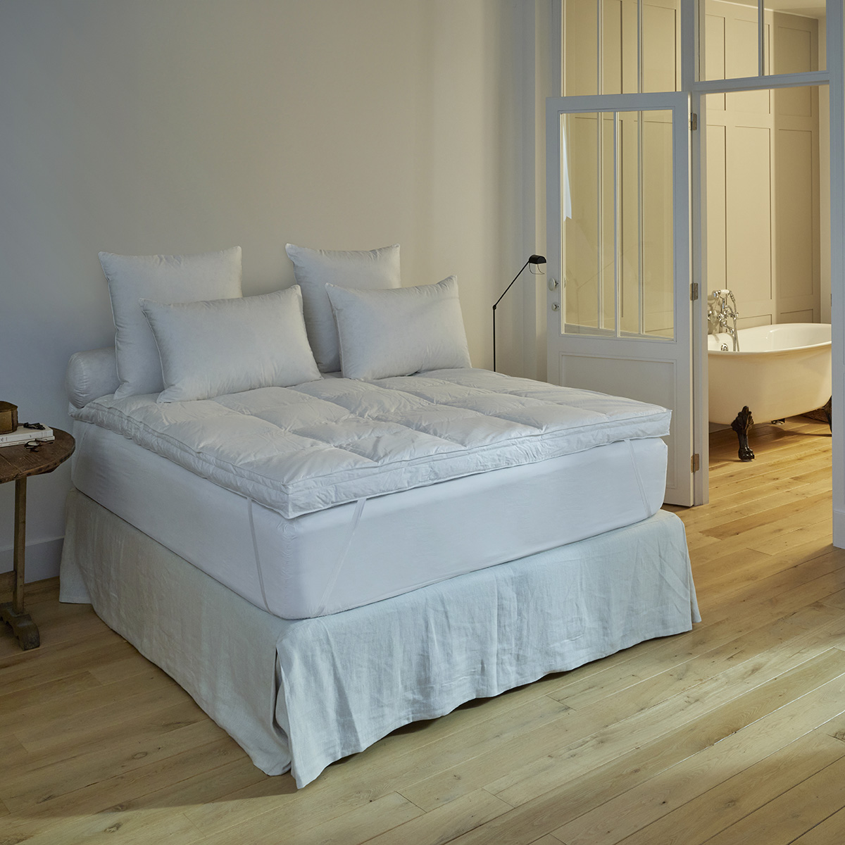 Surmatelas Majestique blanc, DROUAULT