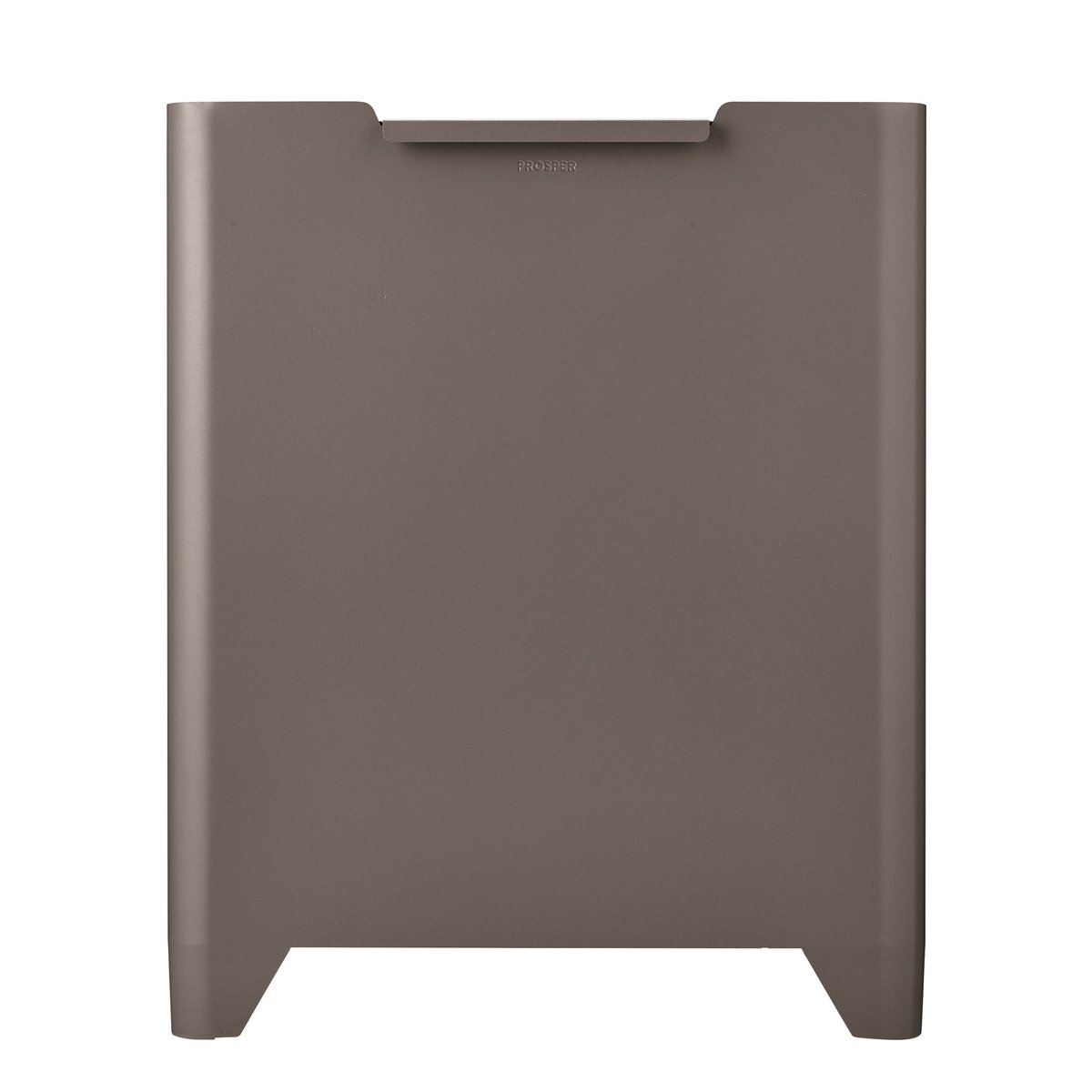 Poubelle cuisine de tri sélectif 2x20L avec seaux Made in France OSMOZE taupe, PROSPER