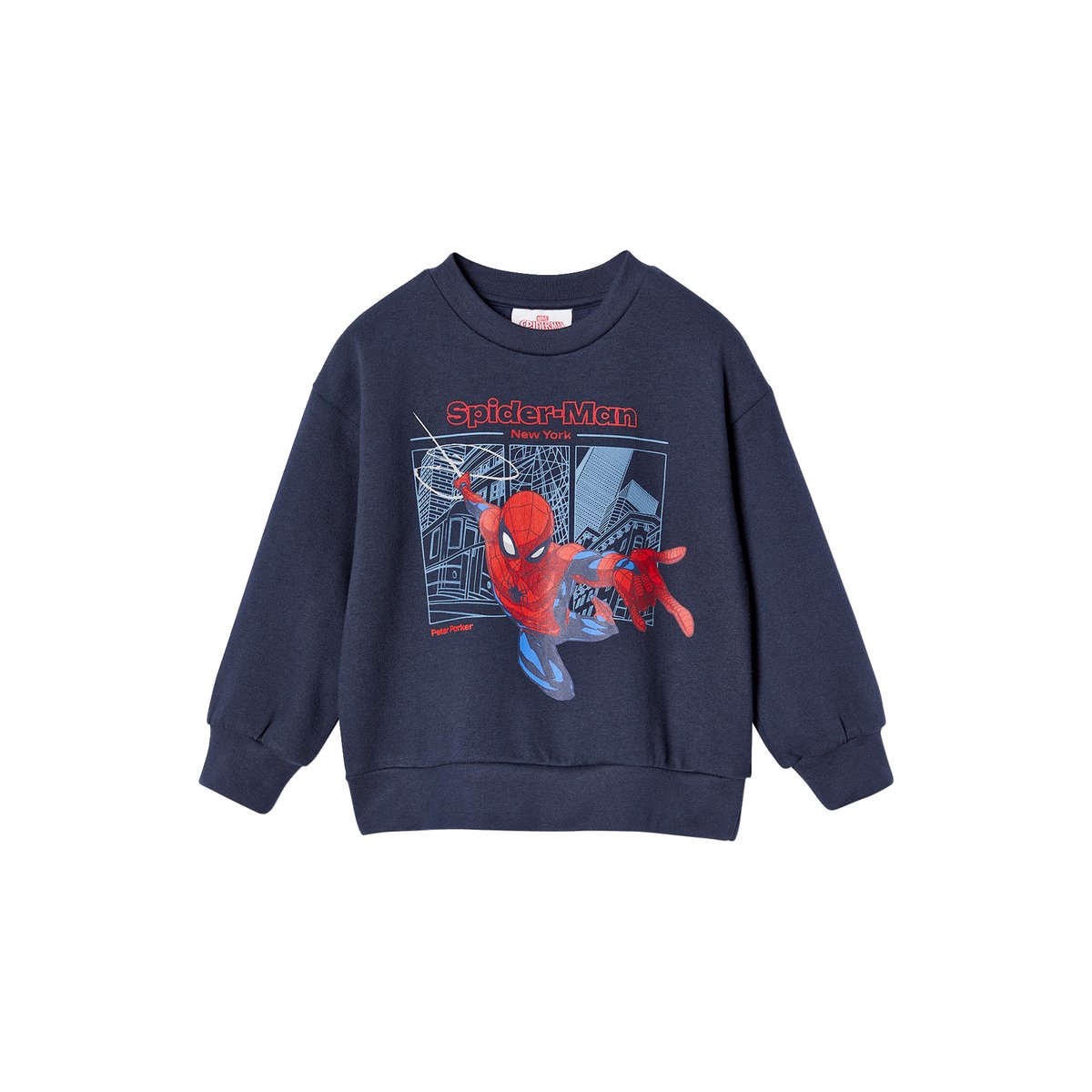 Sweat Marvel® Spiderman bleu nuit, VERTBAUDET
