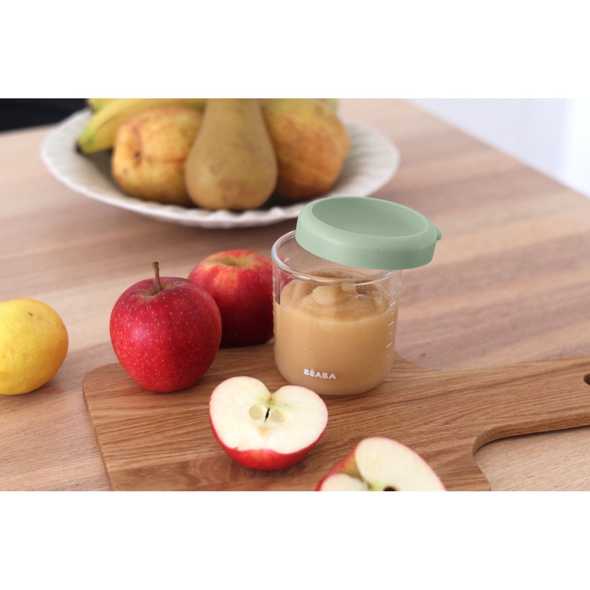Portion repas en verre 250 ml vert, BEABA