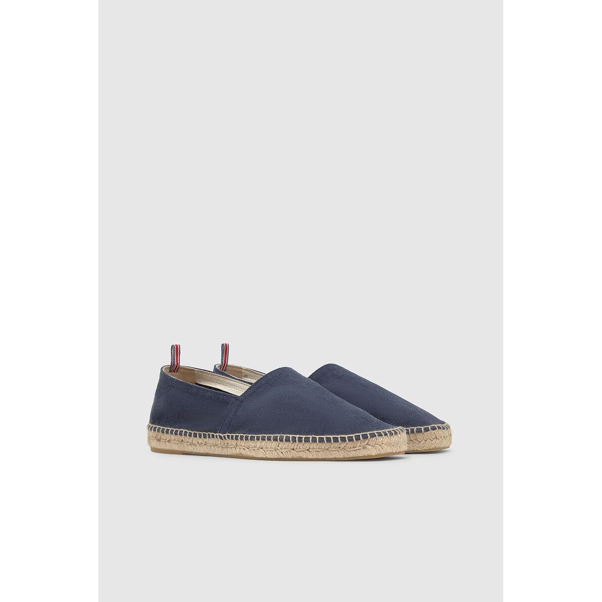 Espadrillas in cotone blu marino, CASTANER