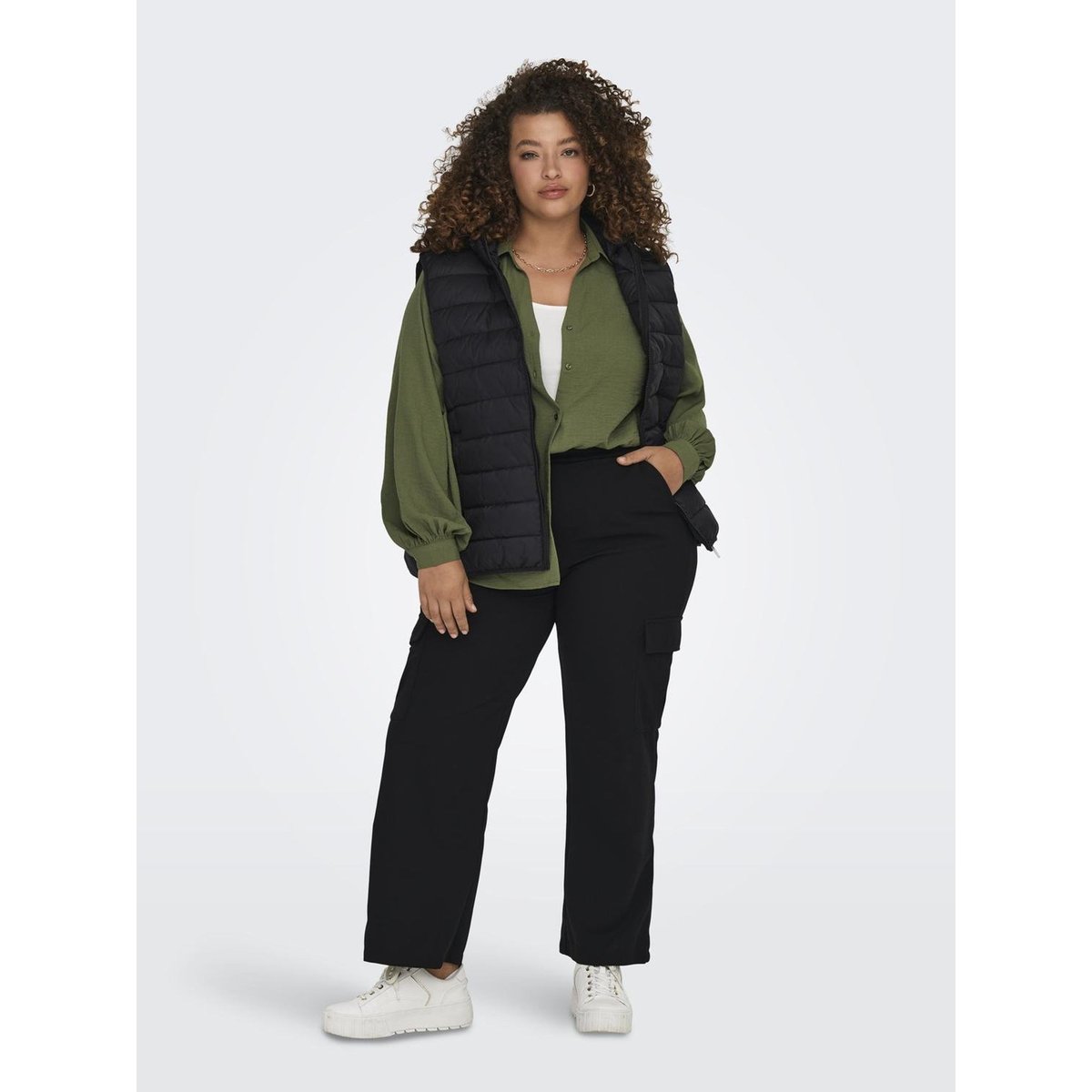 Gilet Matelassé noire - black, ONLY CARMAKOMA