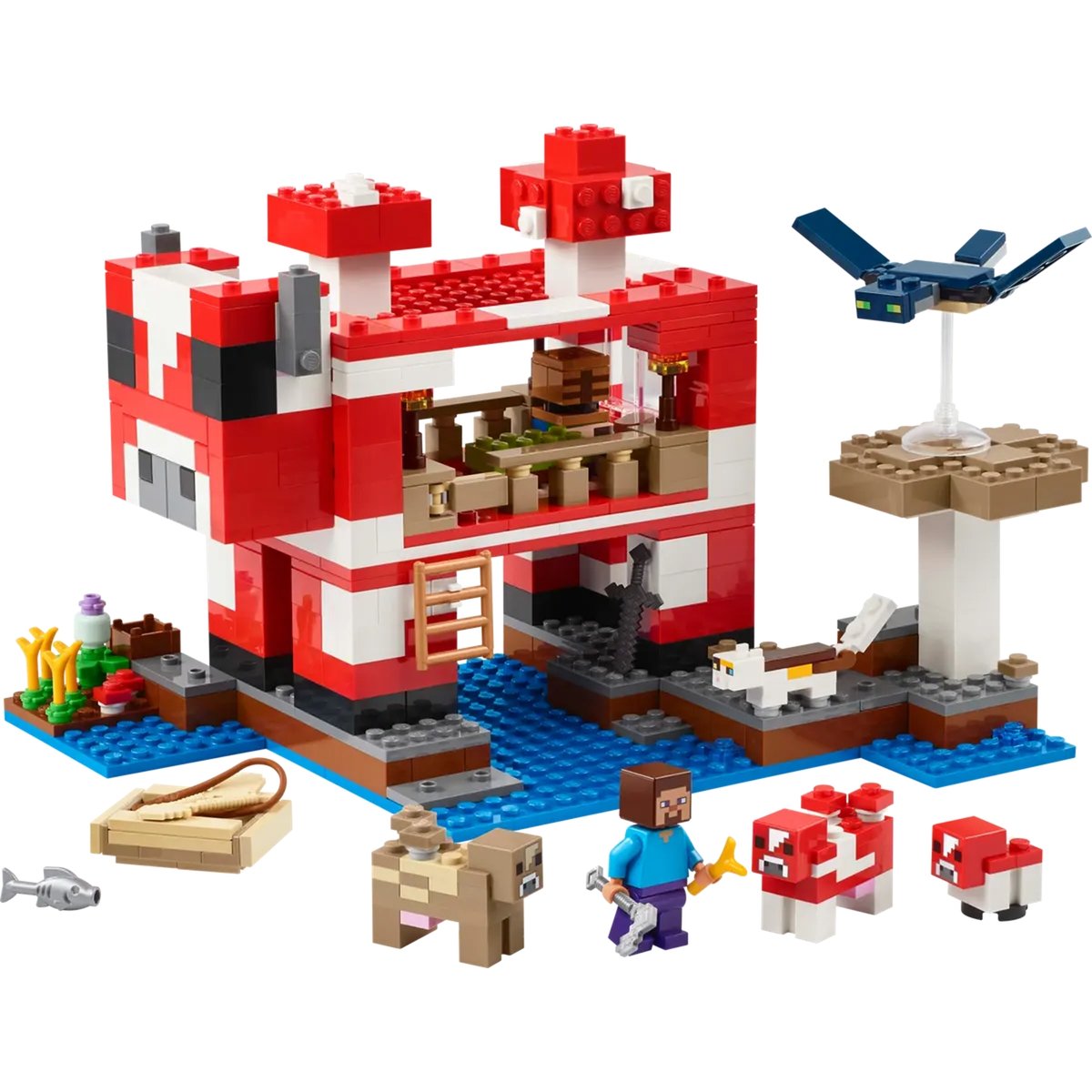 Minecraft La maison des Champimeuhs multicolore, LEGO