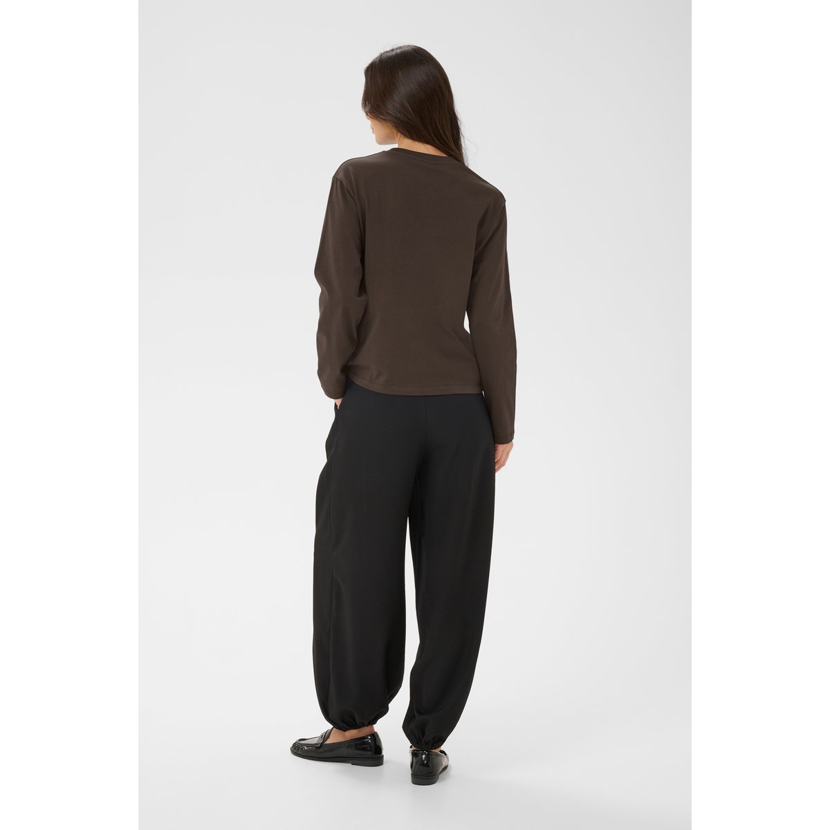 T-shirt à manches longues marron chocolate brown, KAFFE