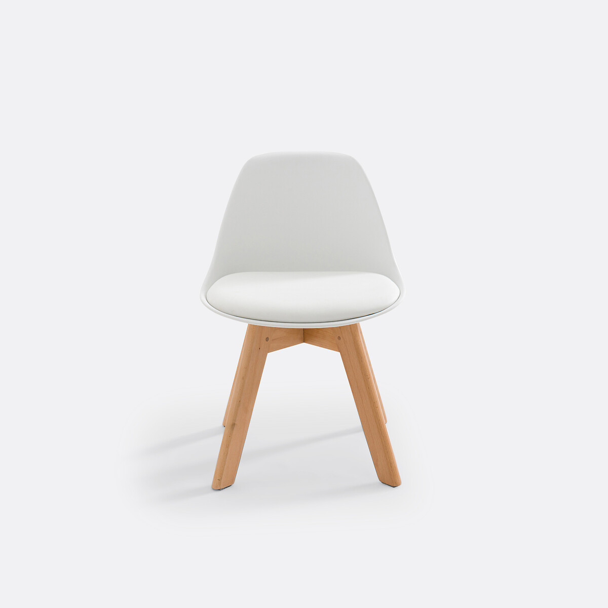 Silla infantil tipo concha, Zapong blanco/madera, LA REDOUTE INTERIEURS