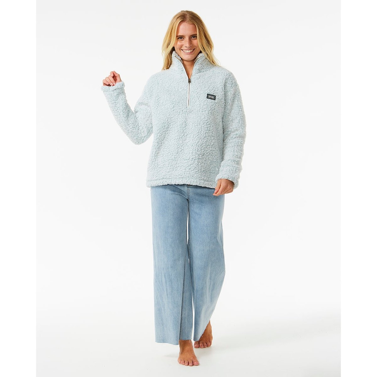 Pull Demi-Zip Dark n Stormy bleu, RIP CURL