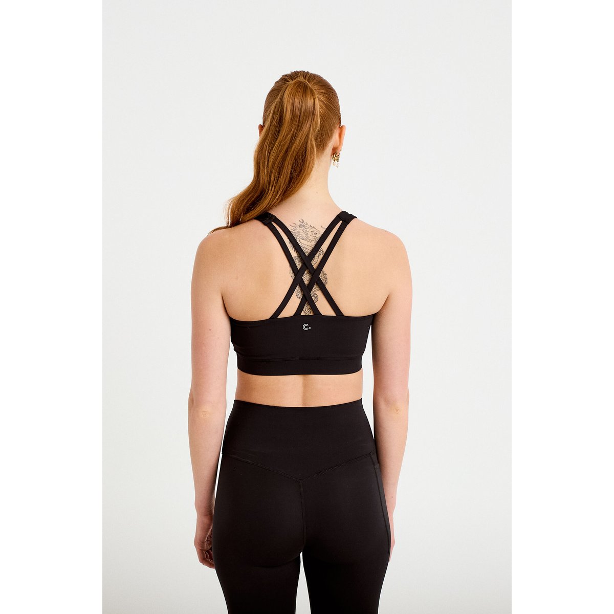 Brassière de sport fines bretelles noir, CACHE CACHE