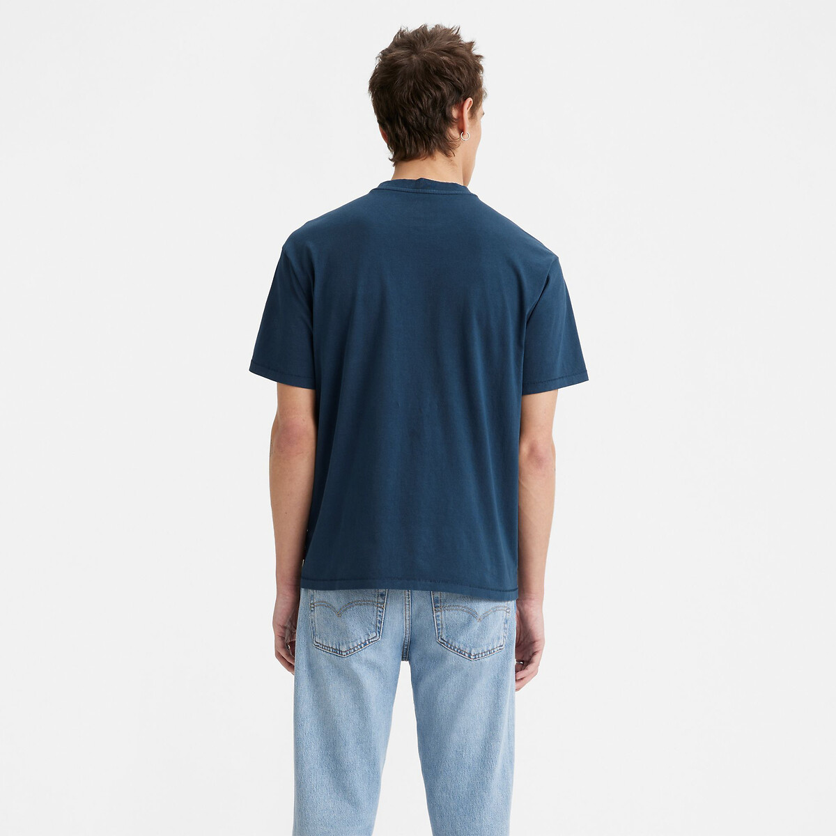 T-shirt met ronde hals marineblauw, LEVI'S