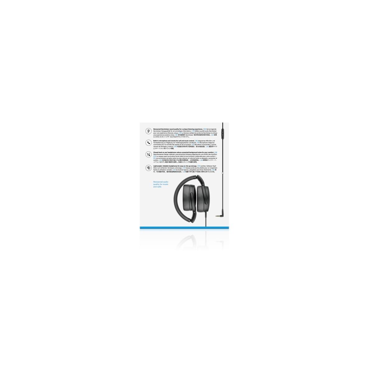 Casque HD 400S noir, SENNHEISER