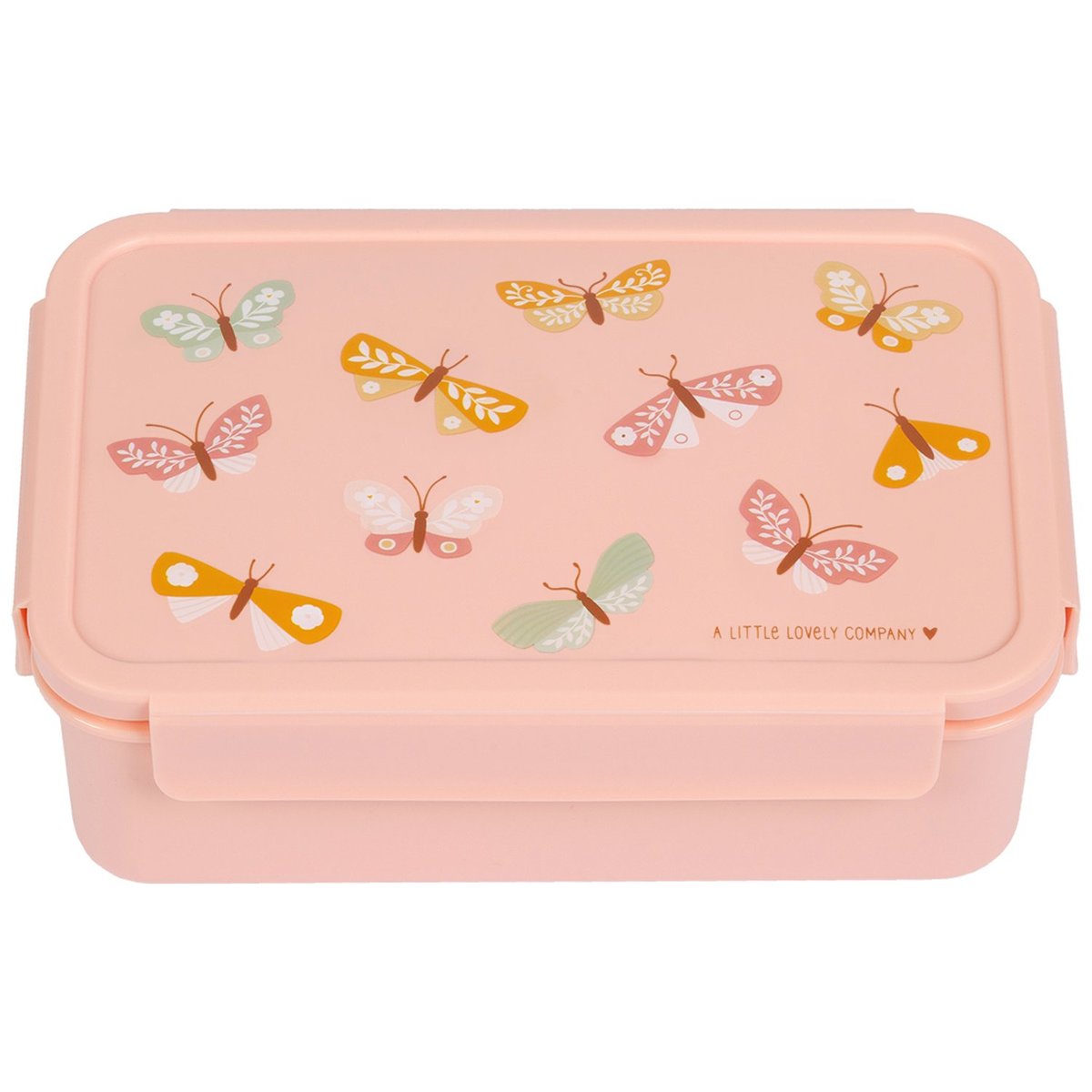 Lunch box rose, jaune, bleu, A LITTLE LOVELY COMPANY