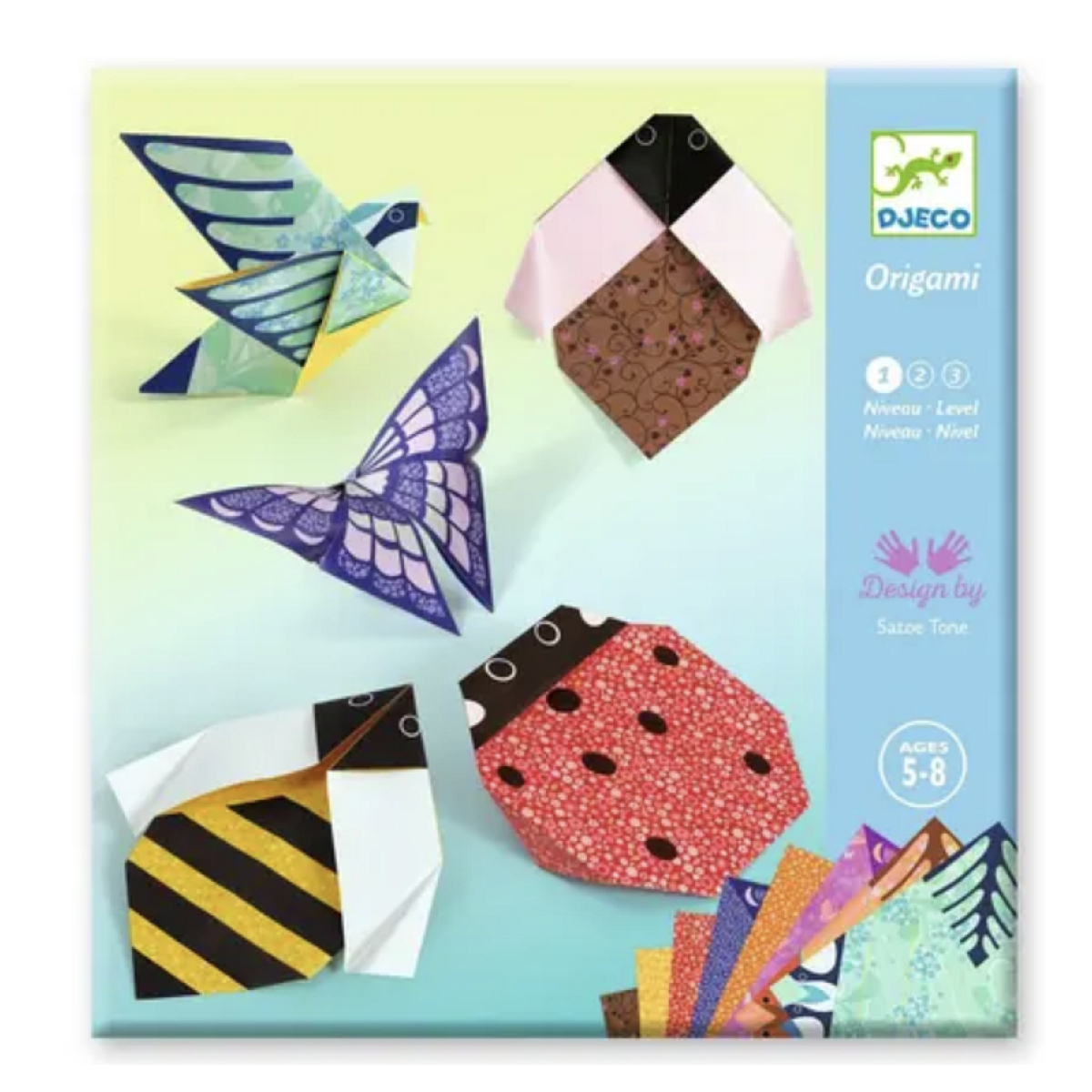 ORIGAMI - Dans mon jardin couleur unique, DJECO