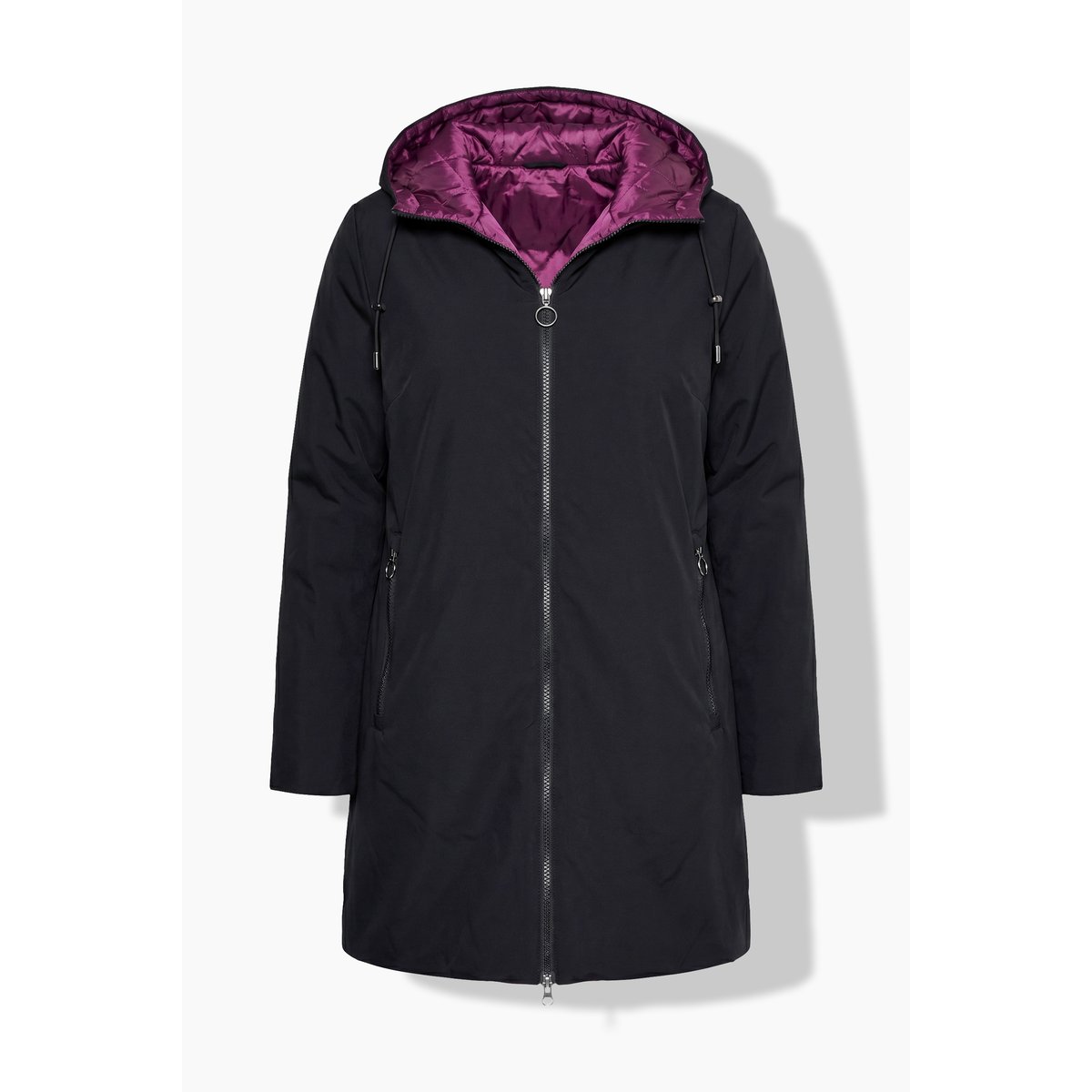 Manteau matelassé réversible HYPRAR noir, ULLA POPKEN