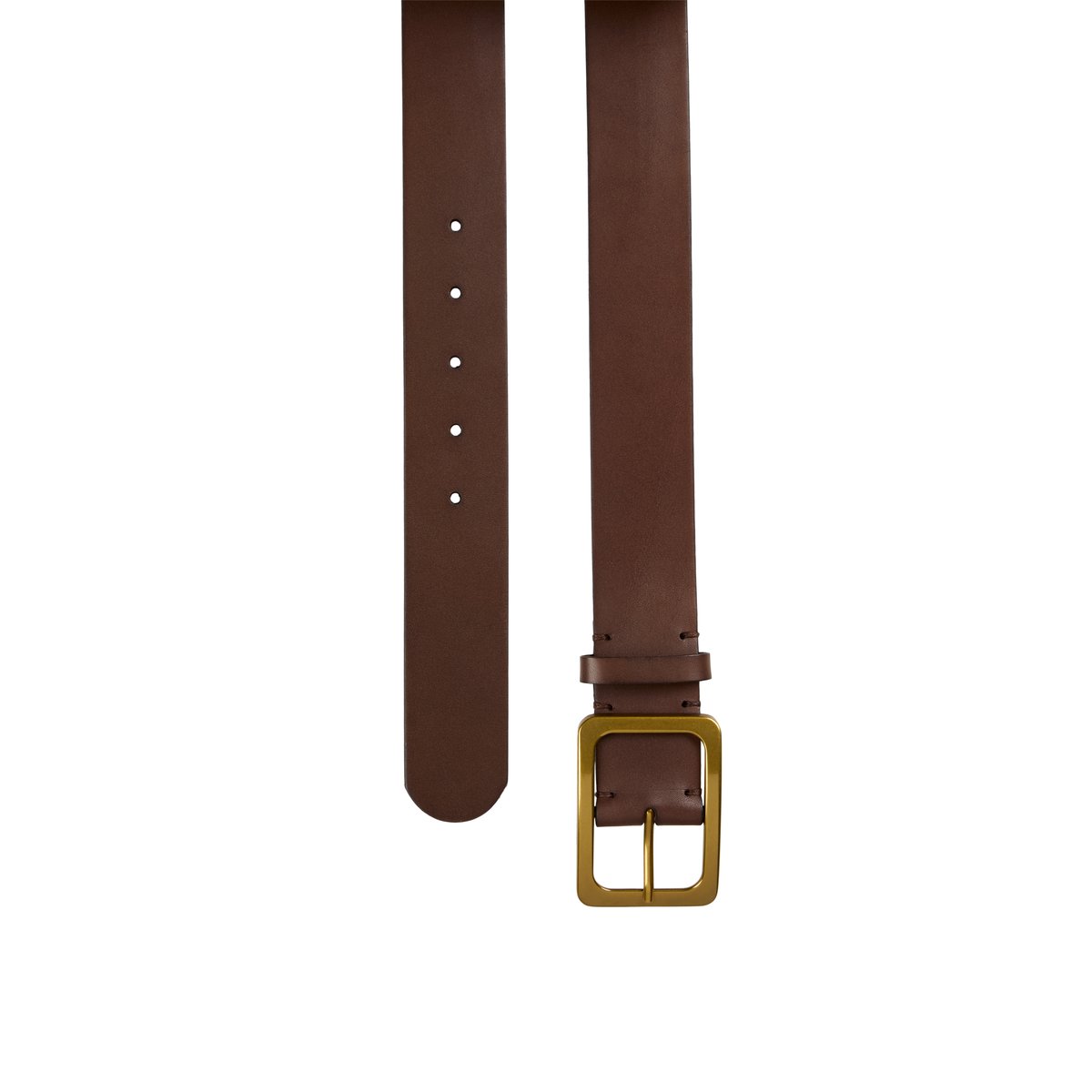 Ceinture en cuir de vache de haute qualité marron, MARC O'POLO