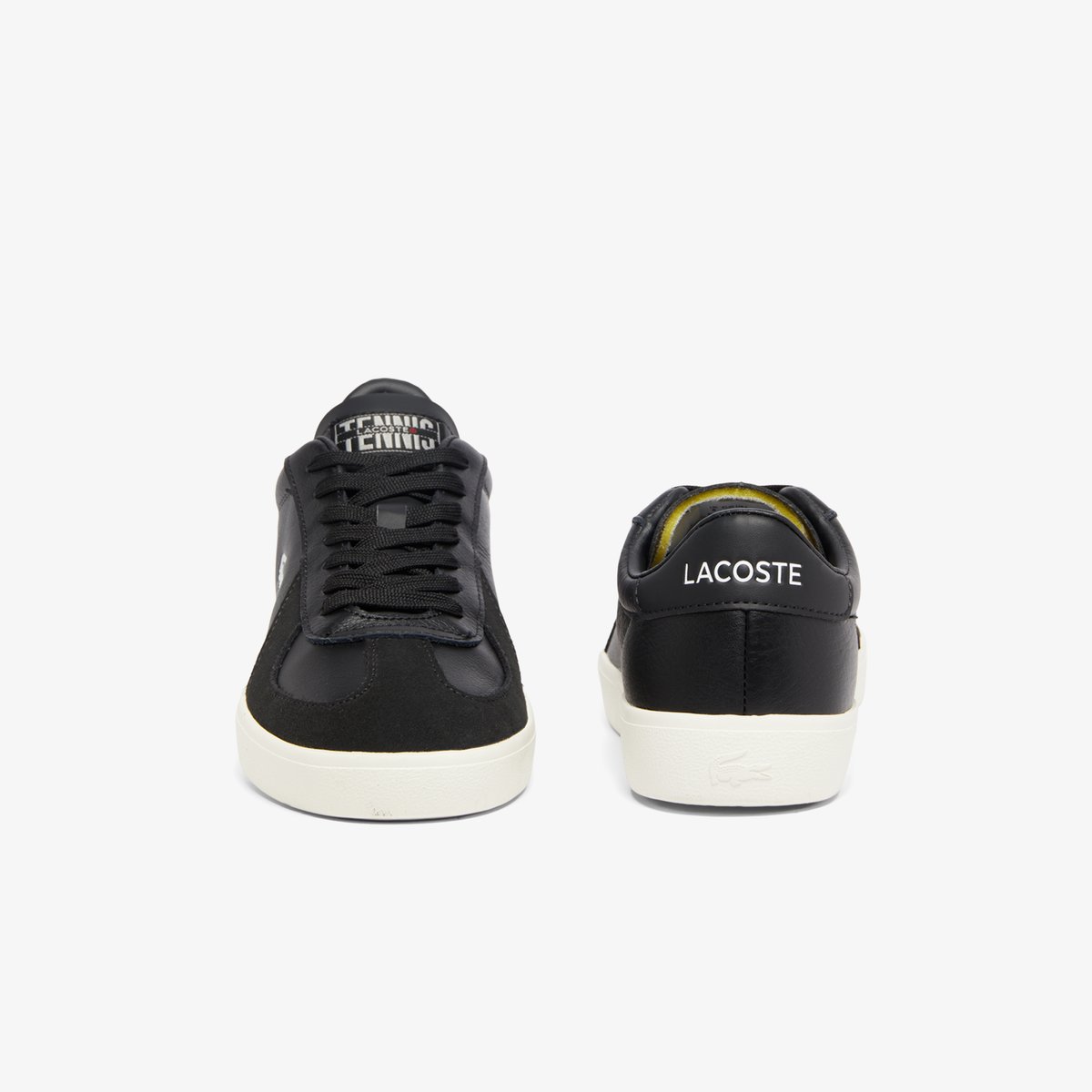 Sneakers Baseshot Pro homme en cuir noir-454, LACOSTE