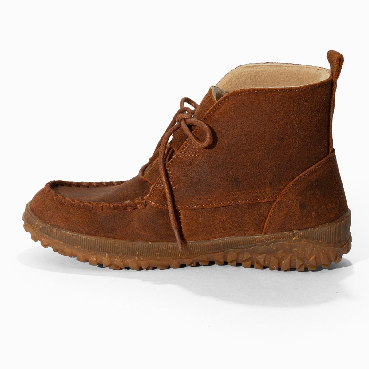 Bottes en cuir Tealey marron, MINNETONKA