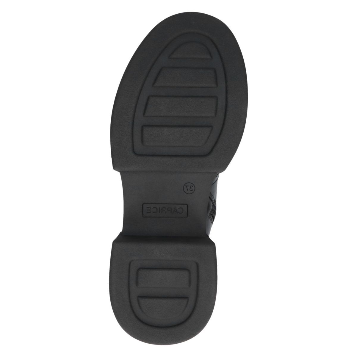 Bottine en cuir noir nappa, CAPRICE