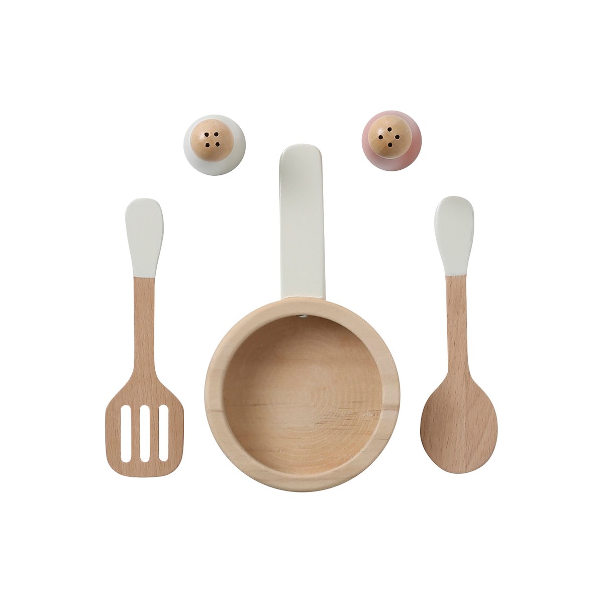Cuisine en bois FSC® avec accessoires vert sauge, VERTBAUDET