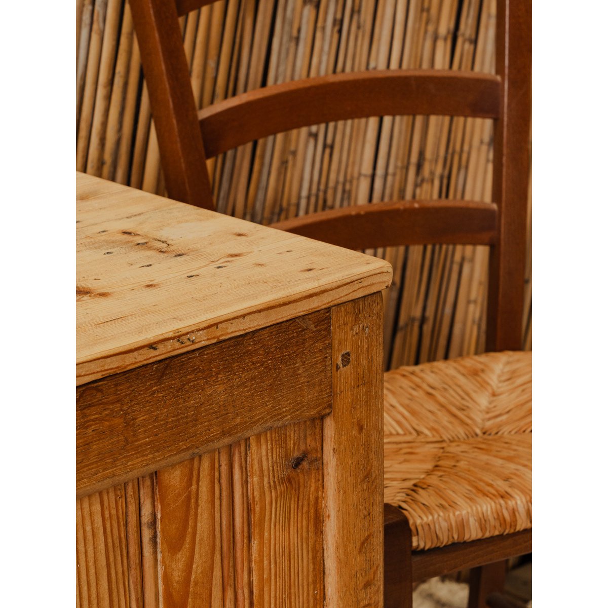 Grand coffre en bois Lucien N°207 - Bon état bois clair, DEBONGOUT