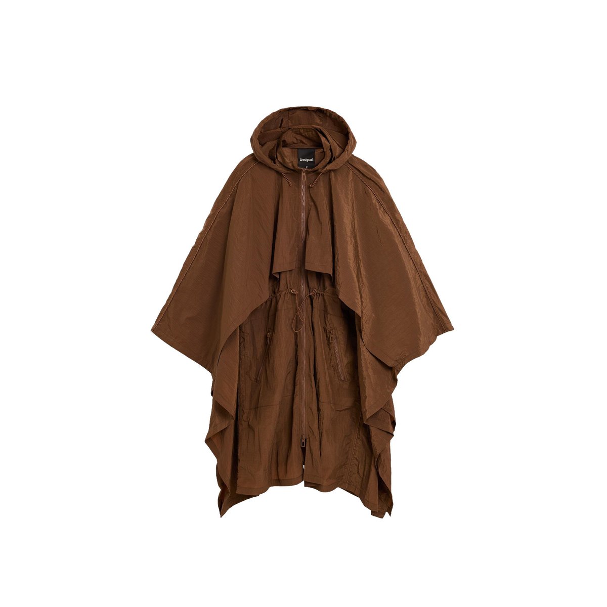 Écharpe multiposition marron, DESIGUAL