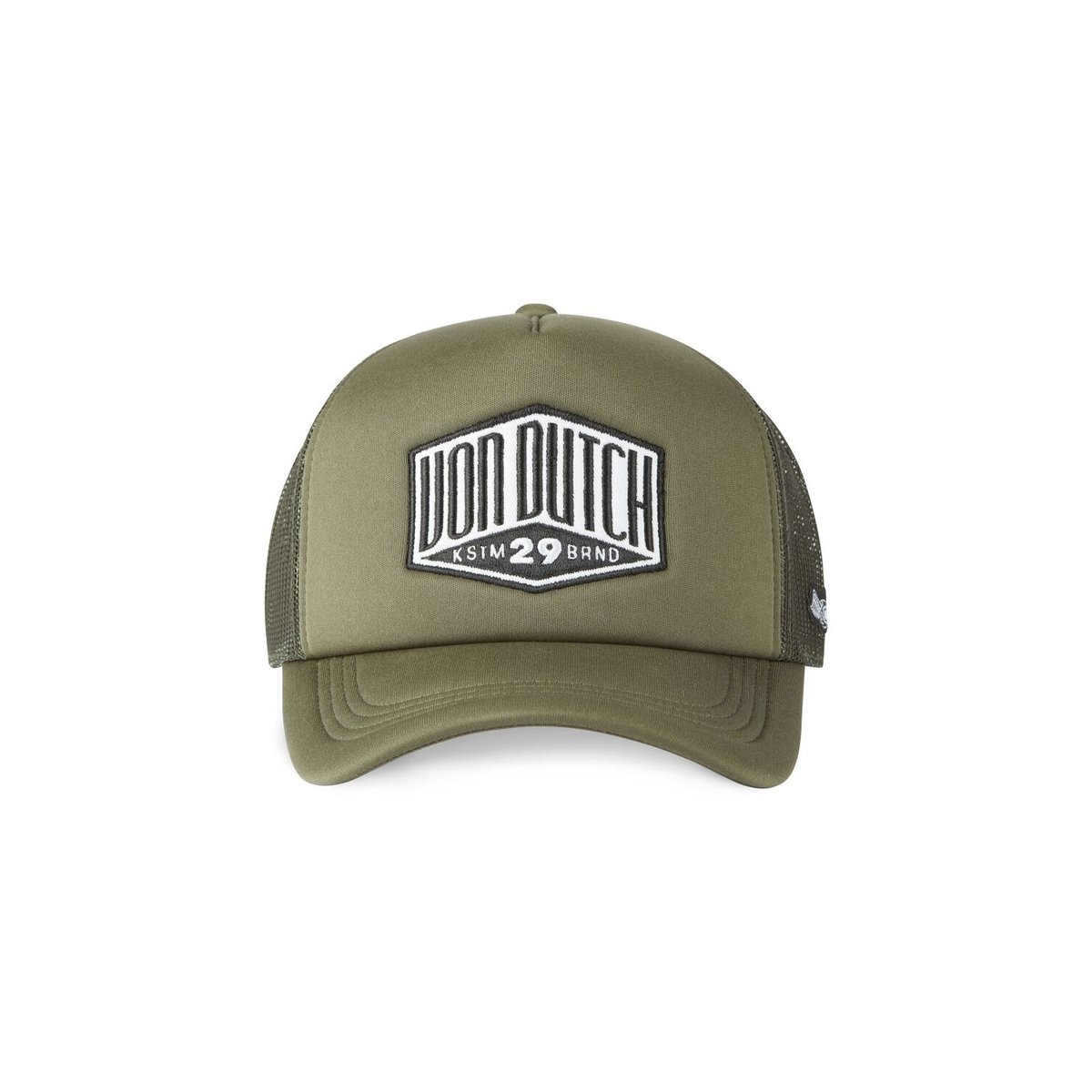 Casquette trucker FOAM kaki/noir/blanc, VON DUTCH