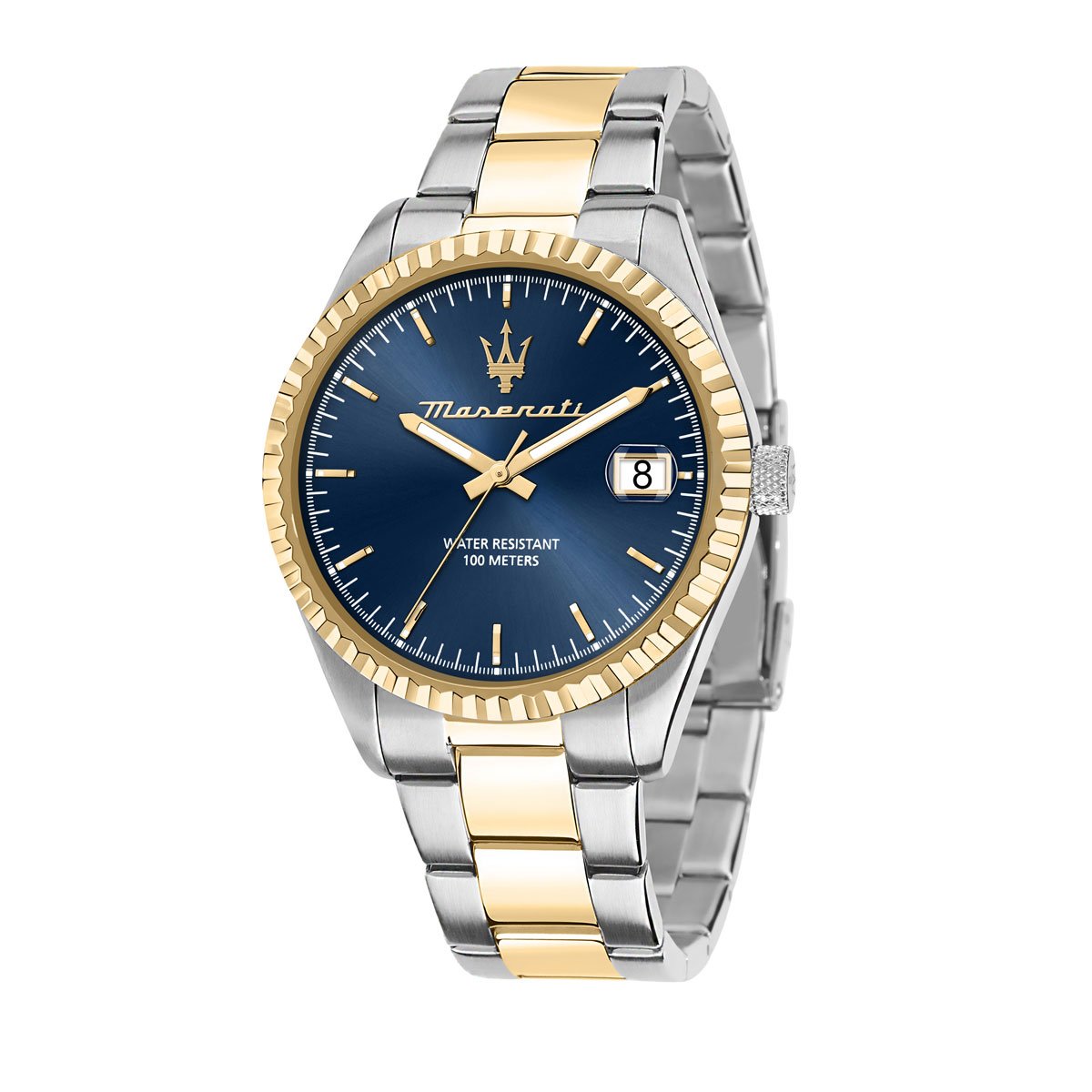 Montre Analogique  COMPETIZIONE argenté bleu argenté, MASERATI