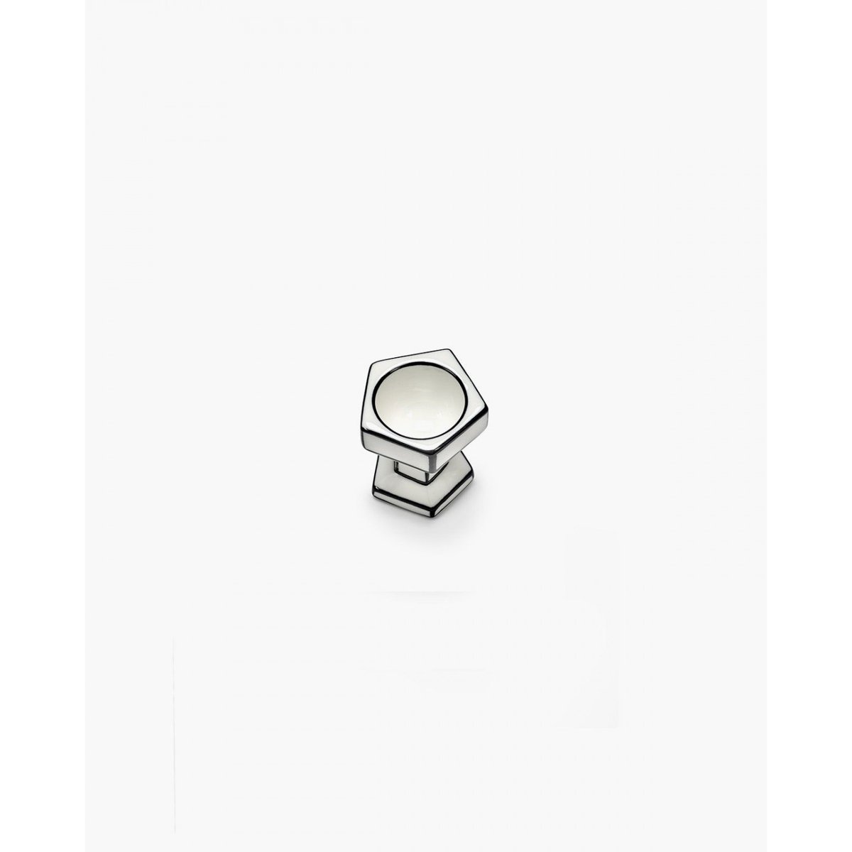 Coquetier en porcelaine Carte Blanche blanc, SERAX