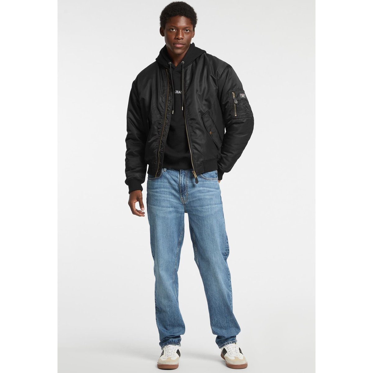 Blouson Aviateur noir, GUESS JEANS
