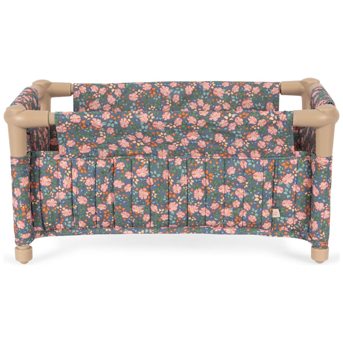 Lit parapluie pour poupée rose, bleu, vert, KONGES SLOJD
