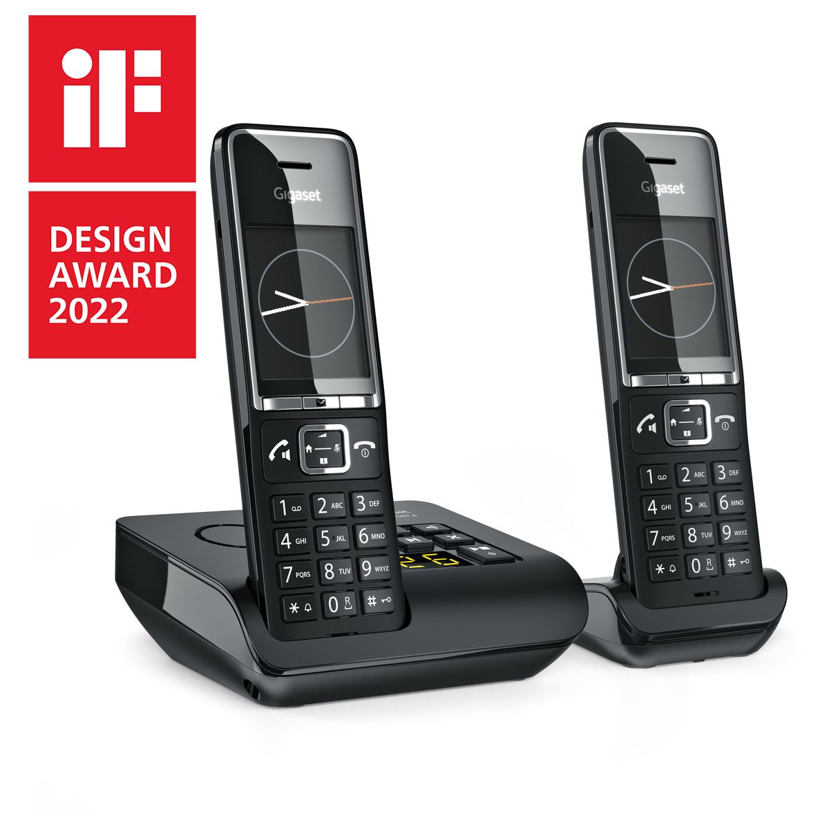 Téléphone sans fil COMFORT 550 A DUO NOIR noir, GIGASET