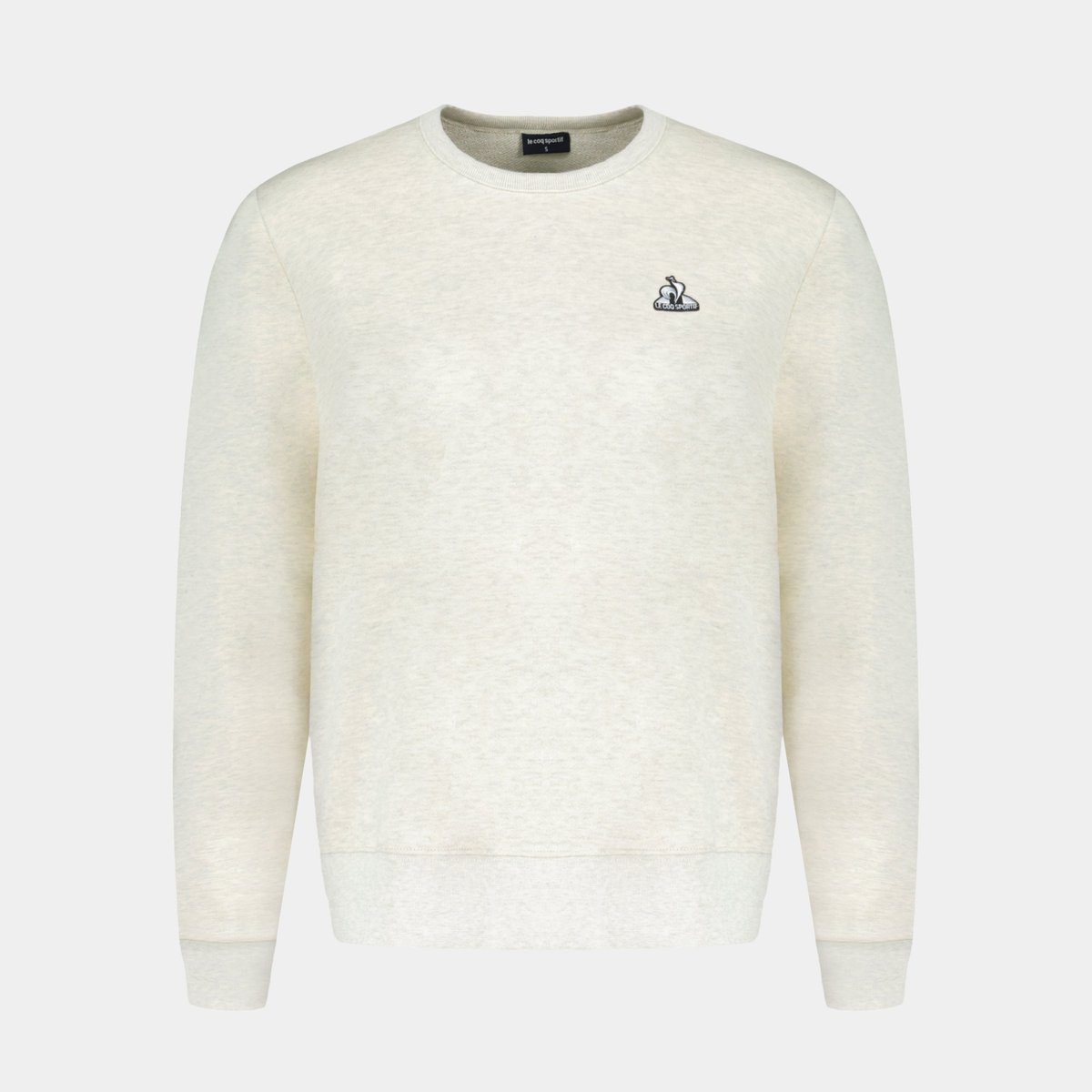 Sweat col rond Contemporain beige, LE COQ SPORTIF