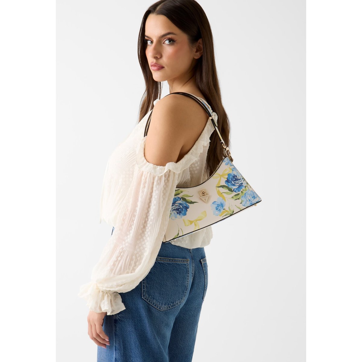 Sac D’épaule Patsie À Imprimé Fleuri fantaisie florale, GUESS