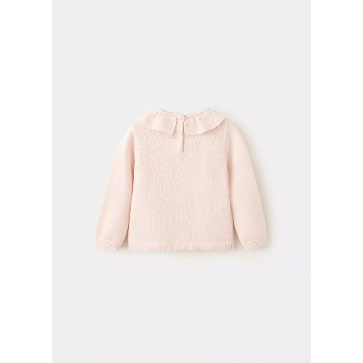 Pull-over maille coton rose clair, MANGO BABY