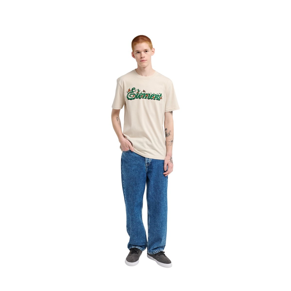 T-Shirt manches courtes BRAMBLES beige oat milk, ELEMENT