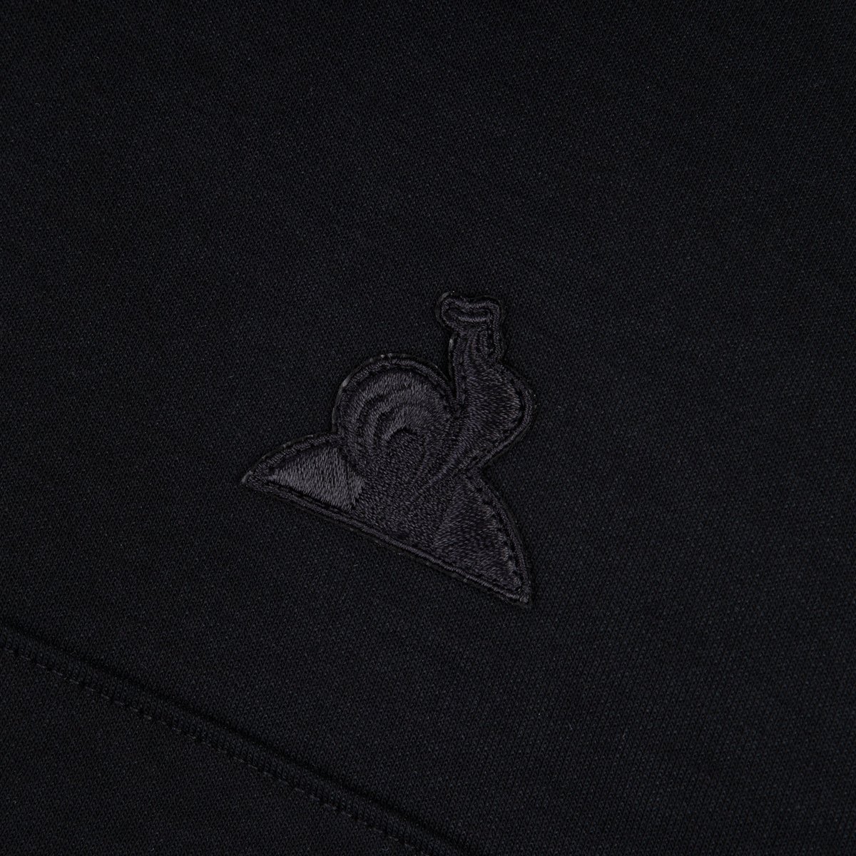 Sweat boutonné Essentiel en double face Essentiels ton/ton black, LE COQ SPORTIF