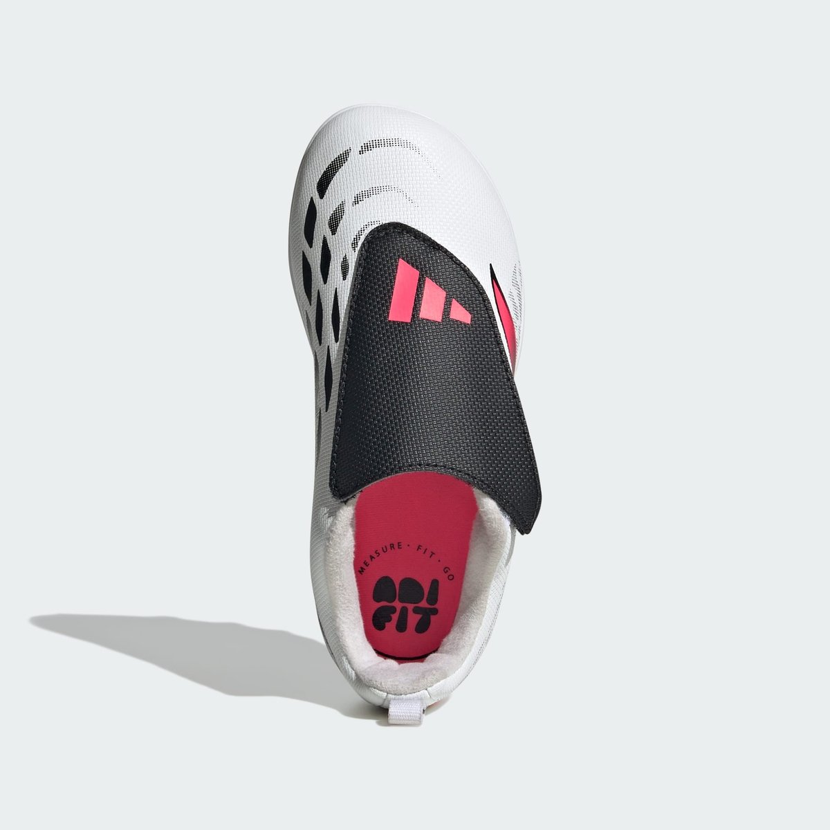Chaussure De Football Fermeture Par Scratch Predator Club Terrain Souple / Multi Surfaces Enfants cloud white / solar turbo / core black, adidas Performance
